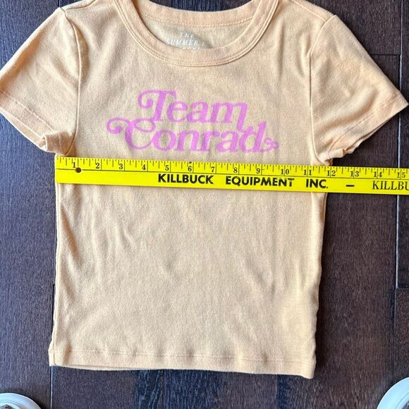 Amercian Eagle Team Conrad the summer I turned pretty crop t shirt womens size x - Picture 8 of 8